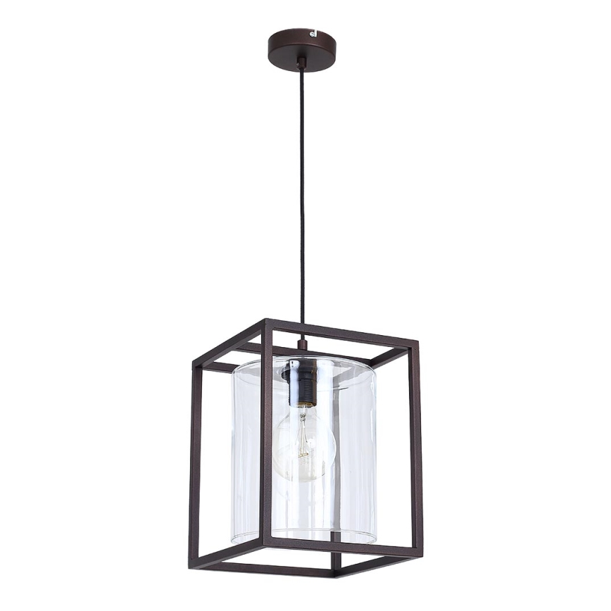 Lampadario a sospensione con filo WORKS 3 1xE27/60W/230V