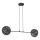 Lampadario a sospensione con filo XOTIC 2xE27/15W/230V nero