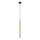 Lampadario a sospensione con filo YORU 1xG9/8W/230V 50 cm ottone