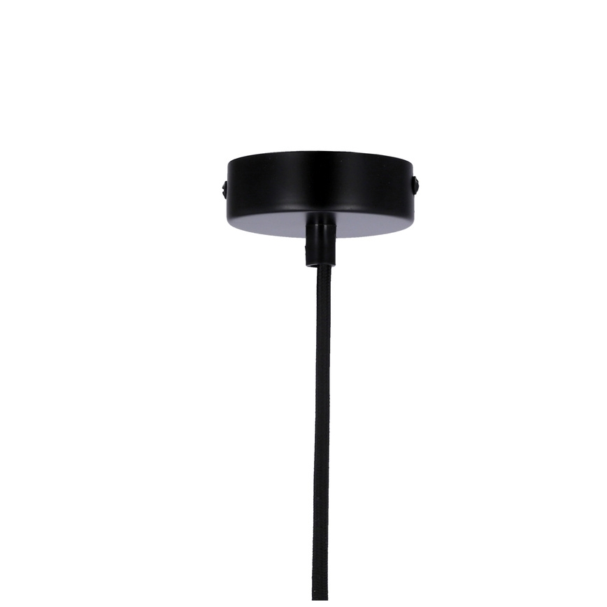 Lampadario a sospensione con filo YSTAD 1xE27/40W/230V nero