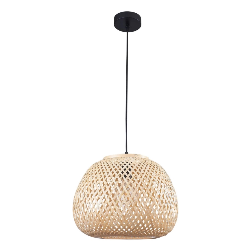 Lampadario a sospensione con filo ZANZIBAR 1xE27/20W/230V diametro 35 cm bambù