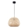 Lampadario a sospensione con filo ZANZIBAR 1xE27/20W/230V diametro 35 cm bambù