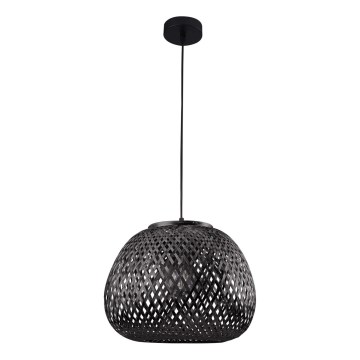 Lampadario a sospensione con filo ZANZIBAR 1xE27/20W/230V diametro 35 cm bambù