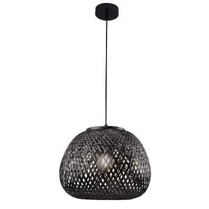 Lampadario a sospensione con filo ZANZIBAR 1xE27/20W/230V diametro 35 cm bambù