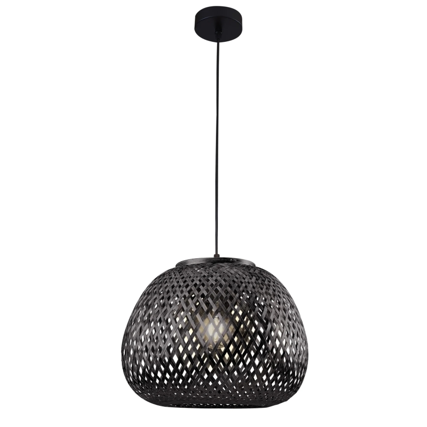 Lampadario a sospensione con filo ZANZIBAR 1xE27/20W/230V diametro 35 cm bambù