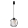 Lampadario a sospensione con filo ZOYA 1xE27/60W/230V nero