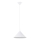 Lampadario a sospensione con filo ZUMA 1xE27/15W/230V diametro 30 cm bianco