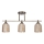 Lampadario a sospensione con supporto rigido 3xE14/60W/230V ottone
