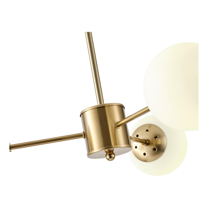 Lampadario a sospensione con supporto rigido 3xE27/40W/230V ottone