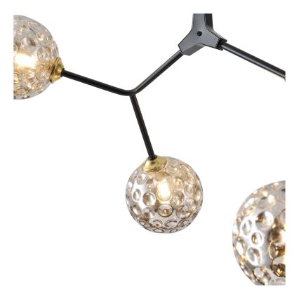 Lampadario a sospensione con supporto rigido 5xG9/15W/230V grigio