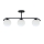 Lampadario a sospensione con supporto rigido AMADEO 3xE14/40W/230V nero