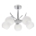 Lampadario a sospensione con supporto rigido AMOS 5xE27/40W/230V cromo lucido