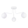 Lampadario a sospensione con supporto rigido ASTRAL 3xG9/8W/230V bianco