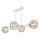 Lampadario a sospensione con supporto rigido ASTRID 4xE27/60W/230V bianco