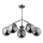 Lampadario a sospensione con supporto rigido BARSUM 5xE14/10W/230V grigio