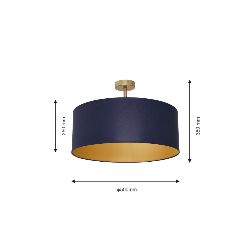 Lampadario a sospensione con supporto rigido BEN 3xE27/60W/230V