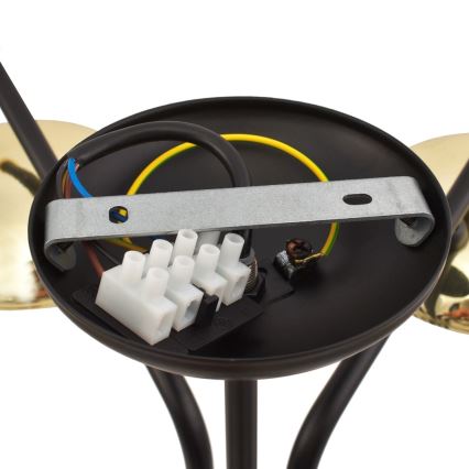 Lampadario a sospensione con supporto rigido CARINA 5xE14/40W/230V