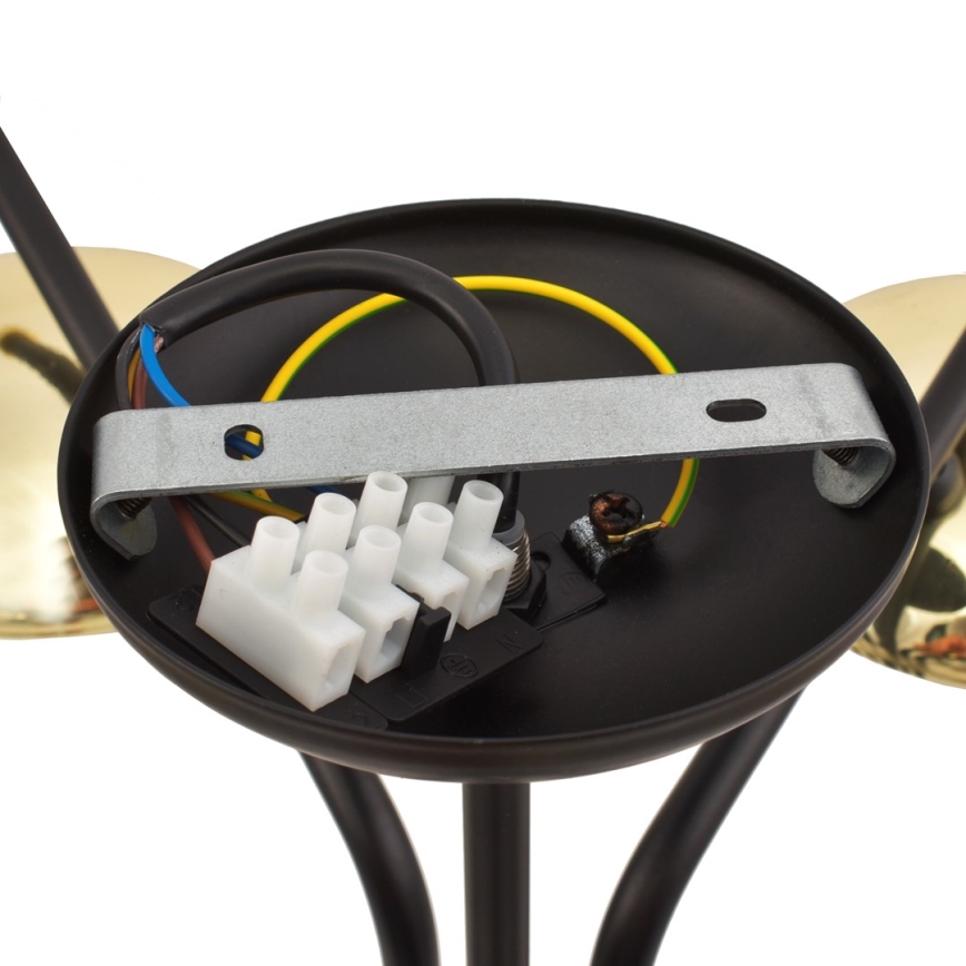 Lampadario a sospensione con supporto rigido CARINA 5xE14/40W/230V