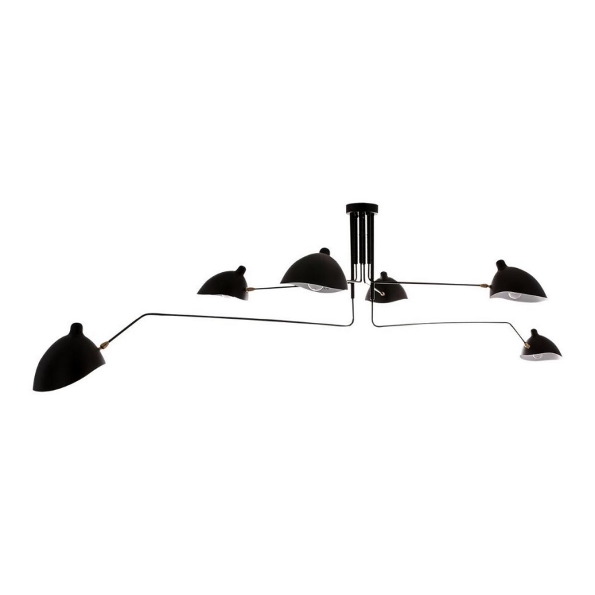 Lampadario a sospensione con supporto rigido DAVIS 6xE27/60W/230V