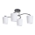 Lampadario a sospensione con supporto rigido ESNYR 4xE27/40W/230V nero/bianco