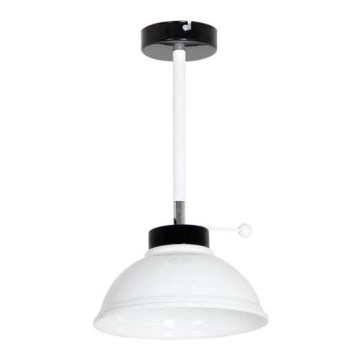 Lampadario a sospensione con supporto rigido FACTOR WHITE 1xE27/15W/230V