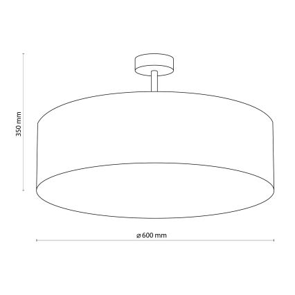 Lampadario a sospensione con supporto rigido FILIPPO 4xE27/60W/230V