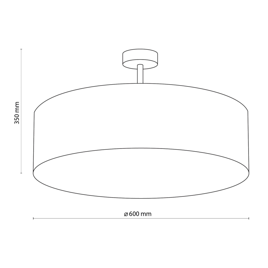 Lampadario a sospensione con supporto rigido FILIPPO 4xE27/60W/230V