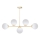 Lampadario a sospensione con supporto rigido FIRA 5xE27/60W/230V oro