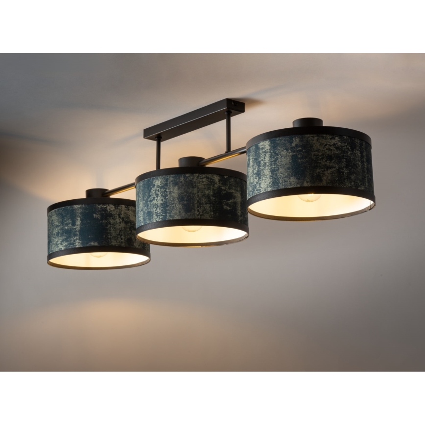Lampadario a sospensione con supporto rigido GLORY 3xE27/60W/230V