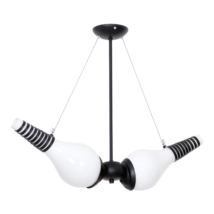 Lampadario a sospensione con supporto rigido GRANDE 2xE27/60W/230V