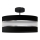 Lampadario a sospensione con supporto rigido HELEN 3xE27/15W/230V nero/cromo lucido
