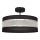 Lampadario a sospensione con supporto rigido HELEN 3xE27/15W/230V nero/oro