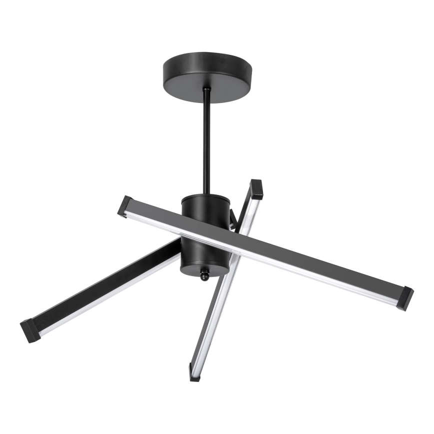 Lampadario a sospensione con supporto rigido LED 3xLED/10W/230V 3000-6500K diametro 62 cm nero