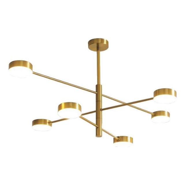 Lampadario a sospensione con supporto rigido LED LED/30W/230V 3000K oro