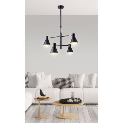 Lampadario a sospensione con supporto rigido LESS 4xE14/40W/230V