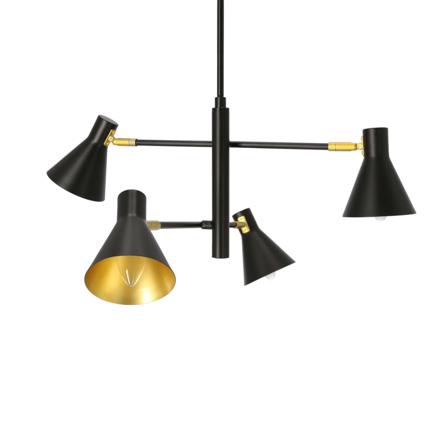Lampadario a sospensione con supporto rigido LESS 4xE14/40W/230V