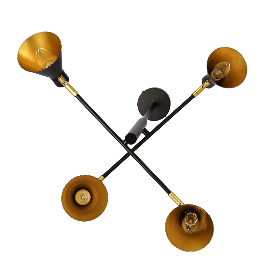 Lampadario a sospensione con supporto rigido LESS 4xE14/40W/230V