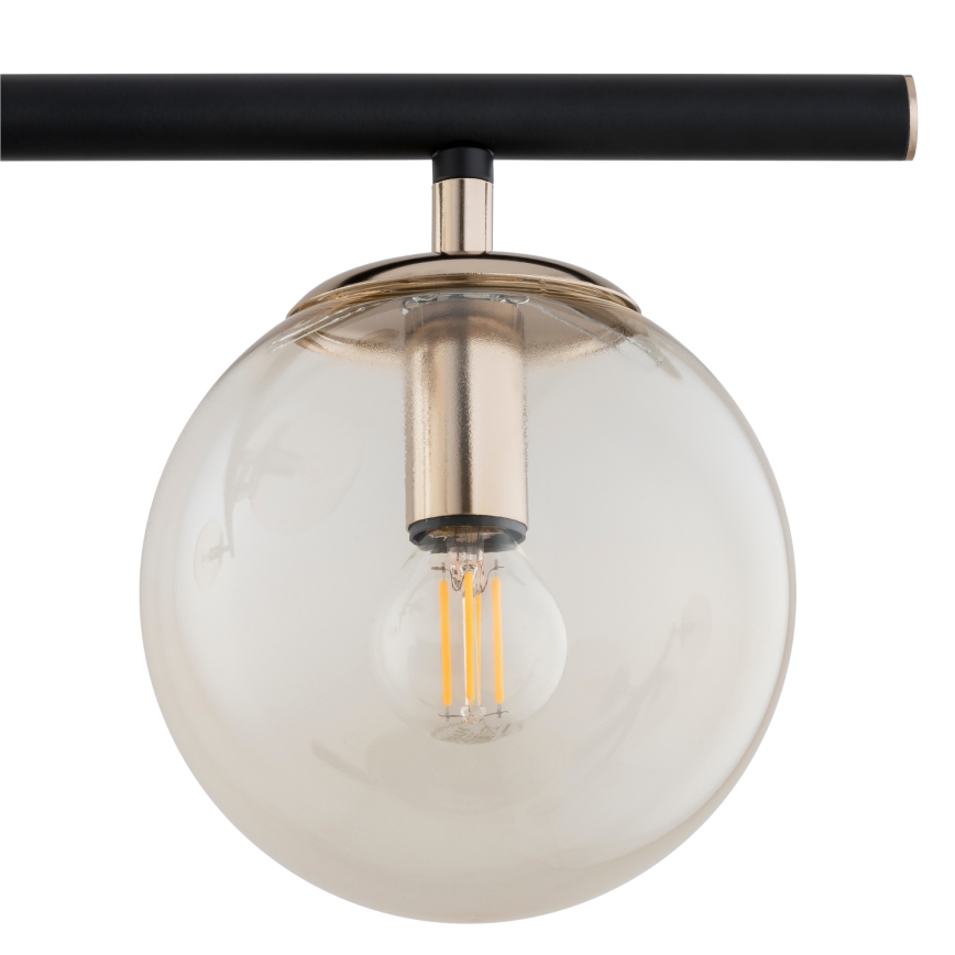 Lampadario a sospensione con supporto rigido LURO 4xE14/40W/230V