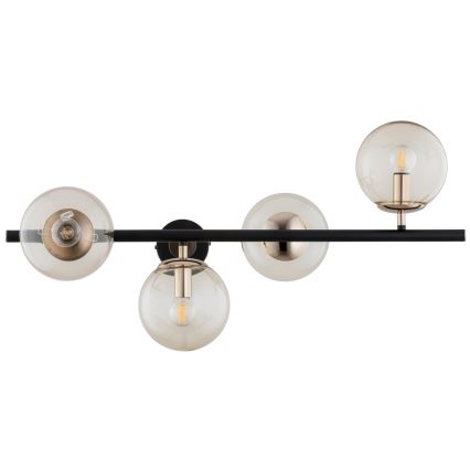 Lampadario a sospensione con supporto rigido LURO 4xE14/40W/230V