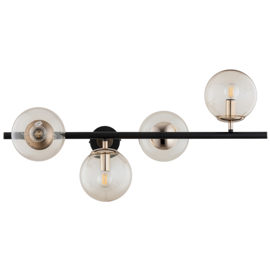 Lampadario a sospensione con supporto rigido LURO 4xE14/40W/230V