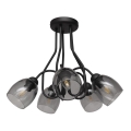 Lampadario a sospensione con supporto rigido MARIETTA 5xE27/15W/230V