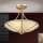 Lampadario a sospensione con supporto rigido MAURO 3xE27/60W/230V diametro 42 cm bronzo