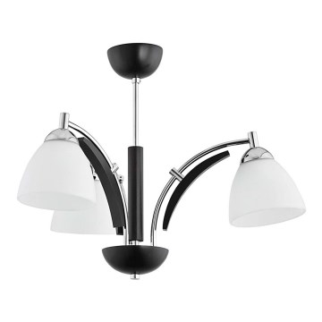 Lampadario a sospensione con supporto rigido MOHITO 3xE27/60W/230V