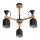 Lampadario a sospensione con supporto rigido MONTE 3xE27/60W/230V
