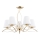 Lampadario a sospensione con supporto rigido MONZA 5xE14/10W/230V oro