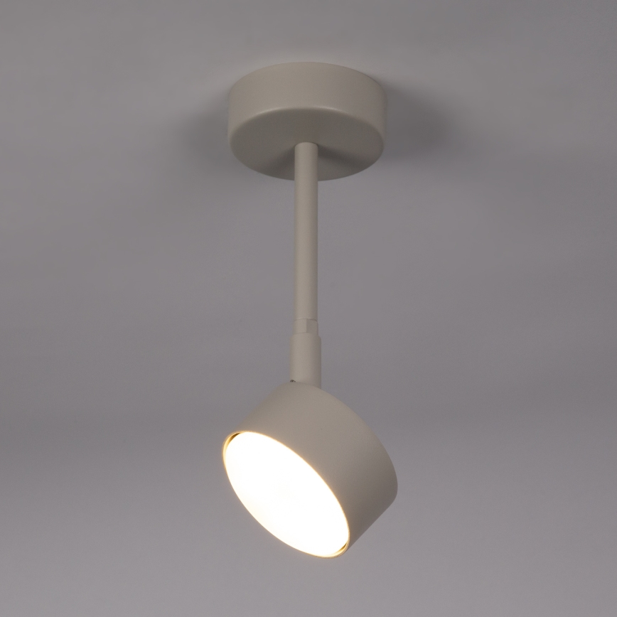 Lampadario a sospensione con supporto rigido NEMO 1xGX53/12W/230V 24 cm beige
