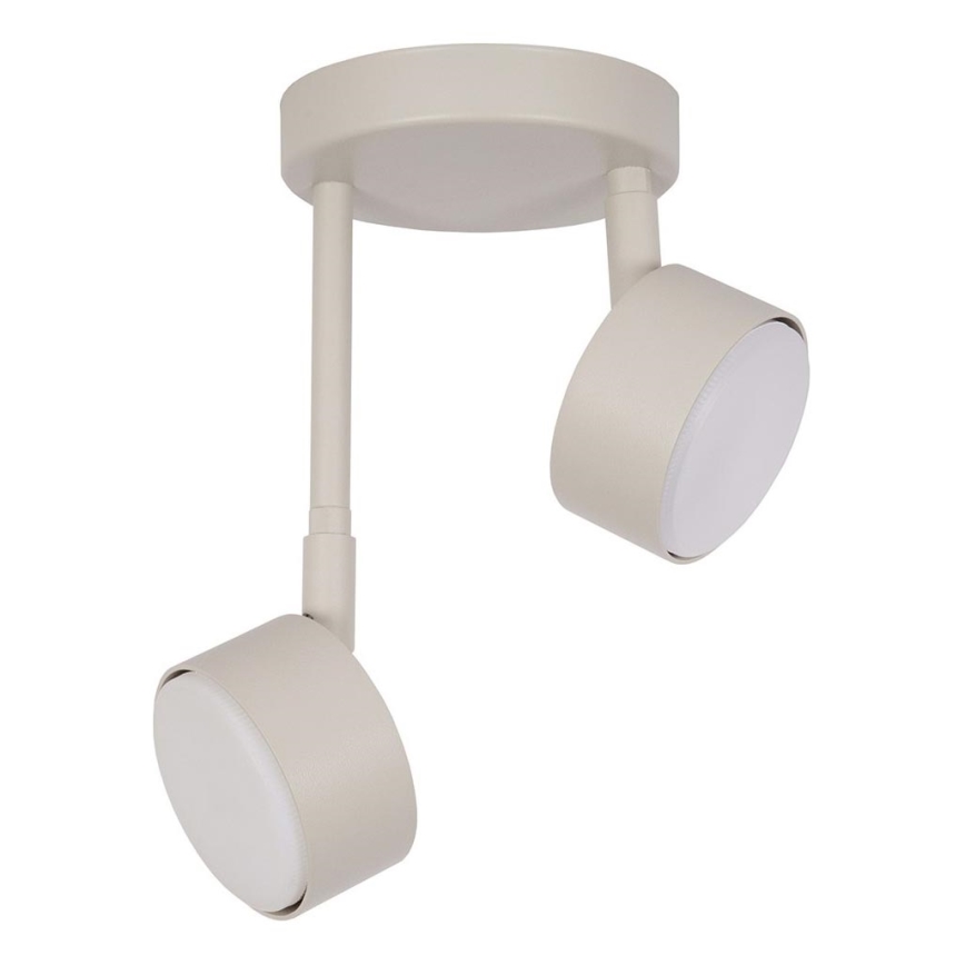 Lampadario a sospensione con supporto rigido NEMO 2xGX53/12W/230V beige