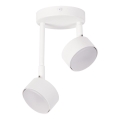 Lampadario a sospensione con supporto rigido NEMO 2xGX53/12W/230V bianco