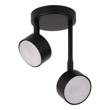 Lampadario a sospensione con supporto rigido NEMO 2xGX53/12W/230V nero