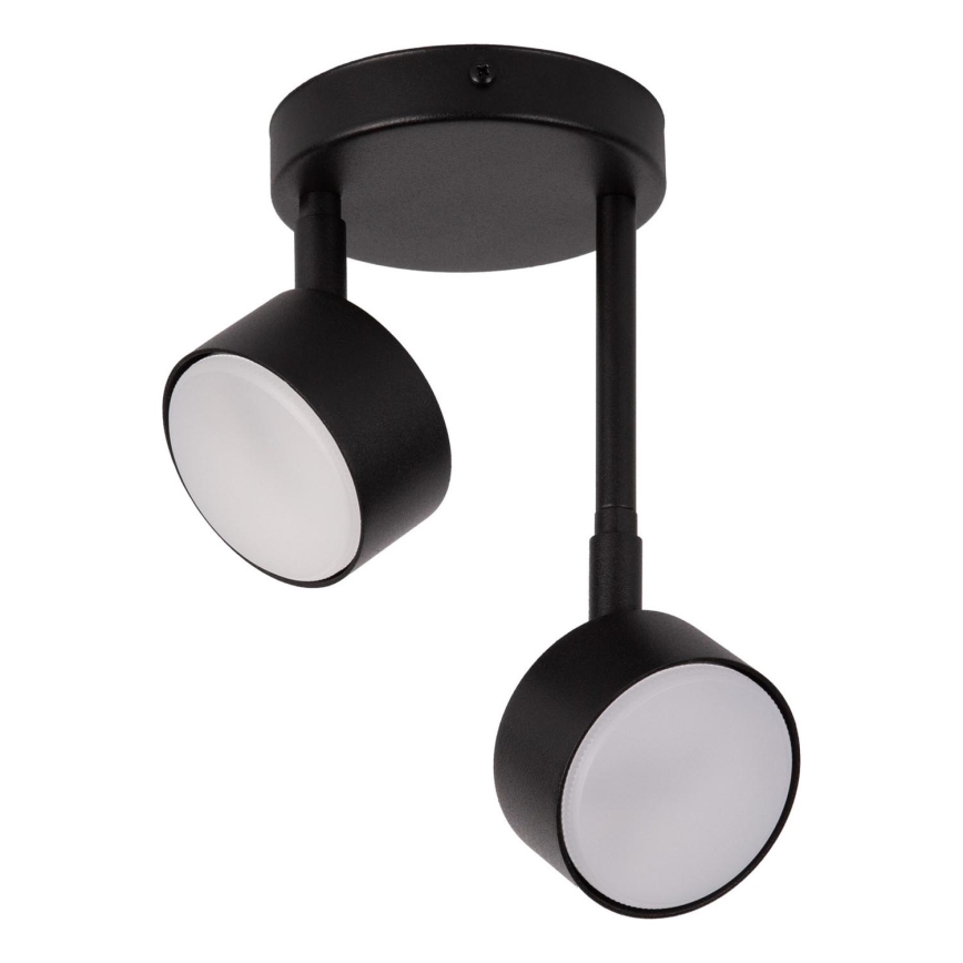 Lampadario a sospensione con supporto rigido NEMO 2xGX53/12W/230V nero